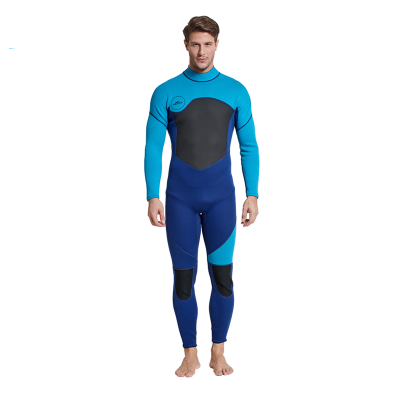 Wetsuits Fashion Design 3mm Long Sleeve diving Suit Back Zipper One Piece Neoprene Diving Surfing Wetsuit-SBART SPORTS