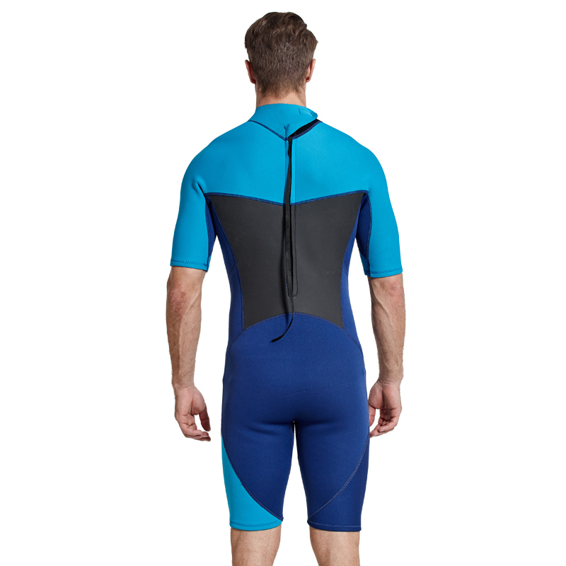 Sbart Short Sleeve Wet Suit 2mm Neoprene Diving Suit Spring Diving Surfing Wetsuit With Back Zipper-SBART SPORTS