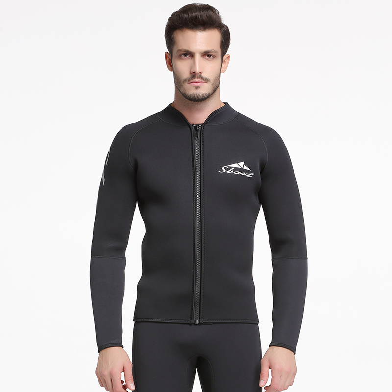 Sbart Mens Wetsuit Topper Traje De Neopreno Wet Suit Traje De Buceo 5mm Neoprene Wetsuit Jacket Diving Suit Surf Wetsuit-SBART SPORTS
