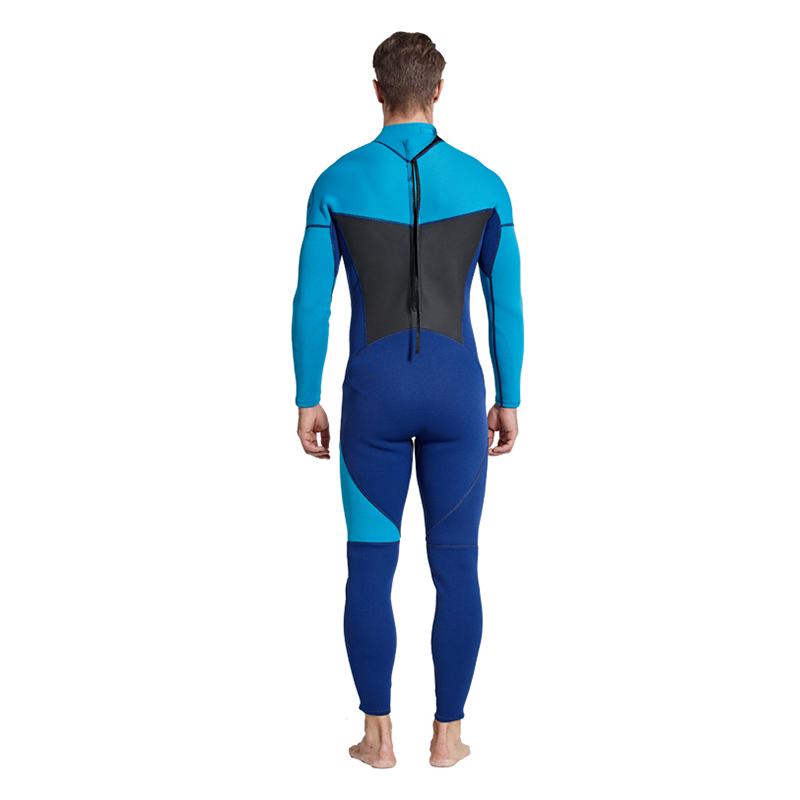 Wetsuits Fashion Design 3mm Long Sleeve diving Suit Back Zipper One Piece Neoprene Diving Surfing Wetsuit-SBART SPORTS