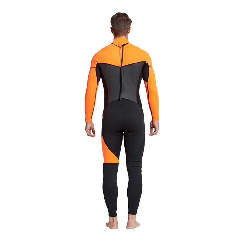 Wetsuits Fashion Design 3mm Long Sleeve diving Suit Back Zipper One Piece Neoprene Diving Surfing Wetsuit-SBART SPORTS