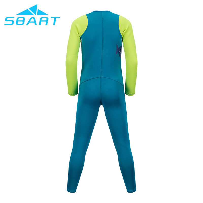 Sbart Children 2MM Wet Suit Full Body Back Zipper Diving Suit Neoprene Swimming Diving Surfing Wetsuit for Kids-SBART SPORTS