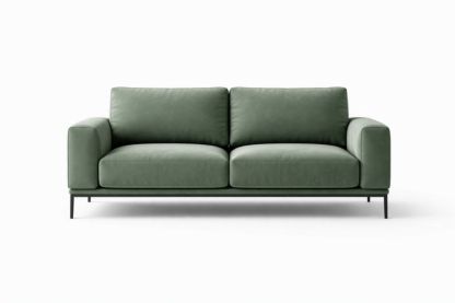 Green Polyester Two-Seater Sofa 150cm