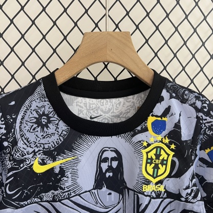 23-24 Brazil Christ The Redeemer Special Kit Kids