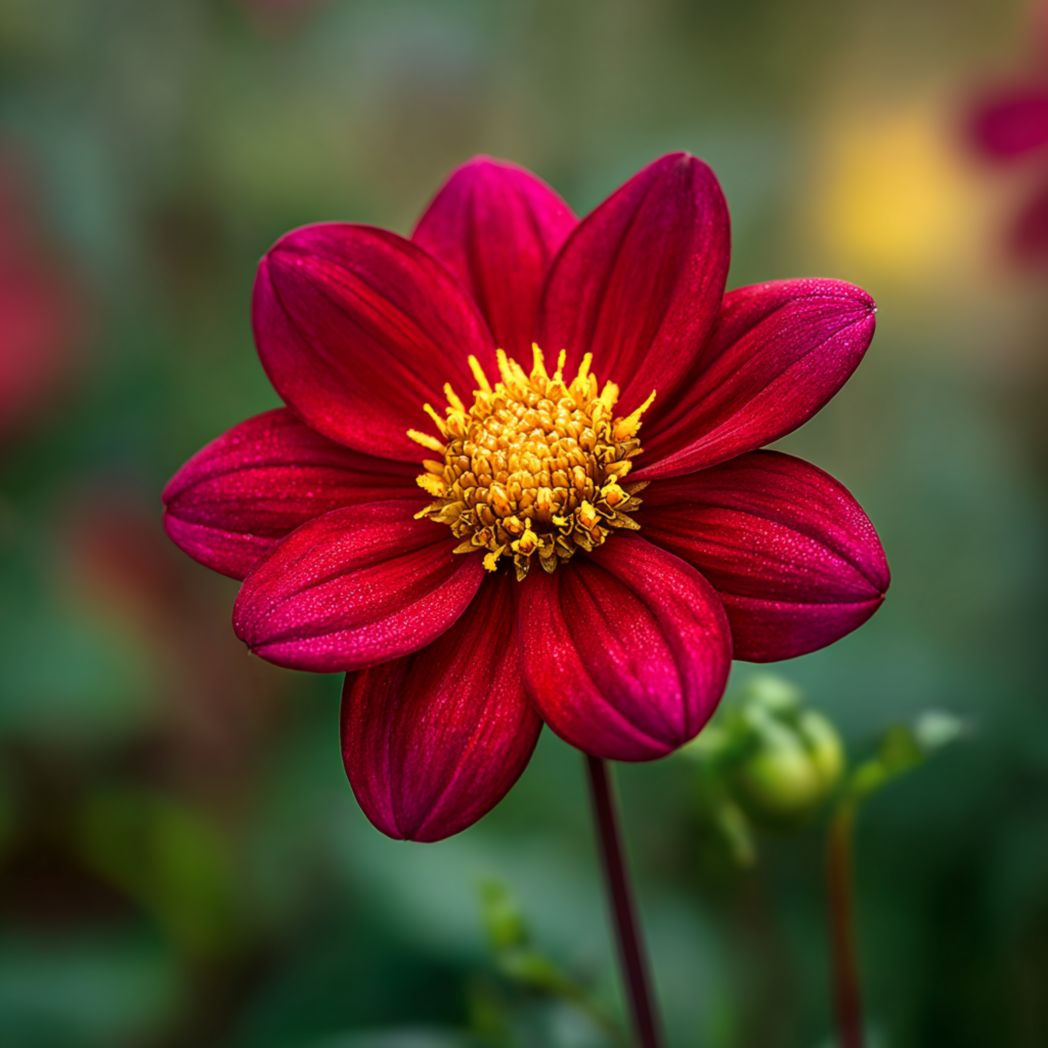 Red Dahlia Seeds (Dahlia pinnata) – Bright Garden Flower – Perennial Decorative Variety – 20+ Count-Gmhome Rentals