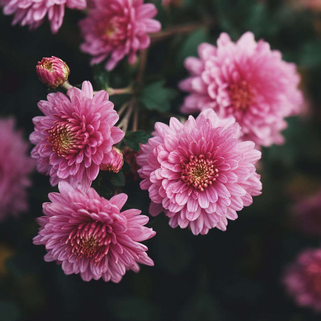 Pink Chrysanthemum Seeds (Chrysanthemum morifolium) – Perennial Blooming Plant – Garden Decorative Flower – 25 Count-Gmhome Rentals