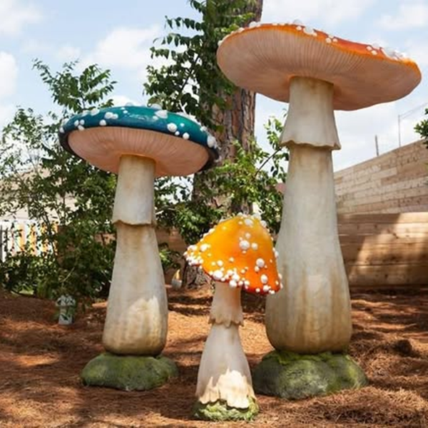 🍄Handmade LED Glowing Mushroom Art Decorations Crafts