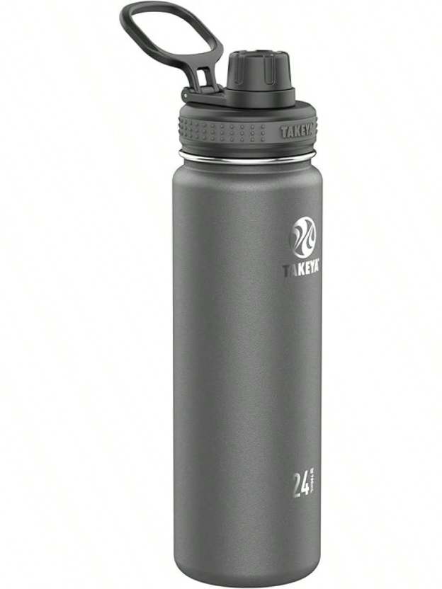 Takeya Originals 24 Oz Vacuum Insulated Stainless Steel Bottle With Spout Lid, Navy- SHEINEU
