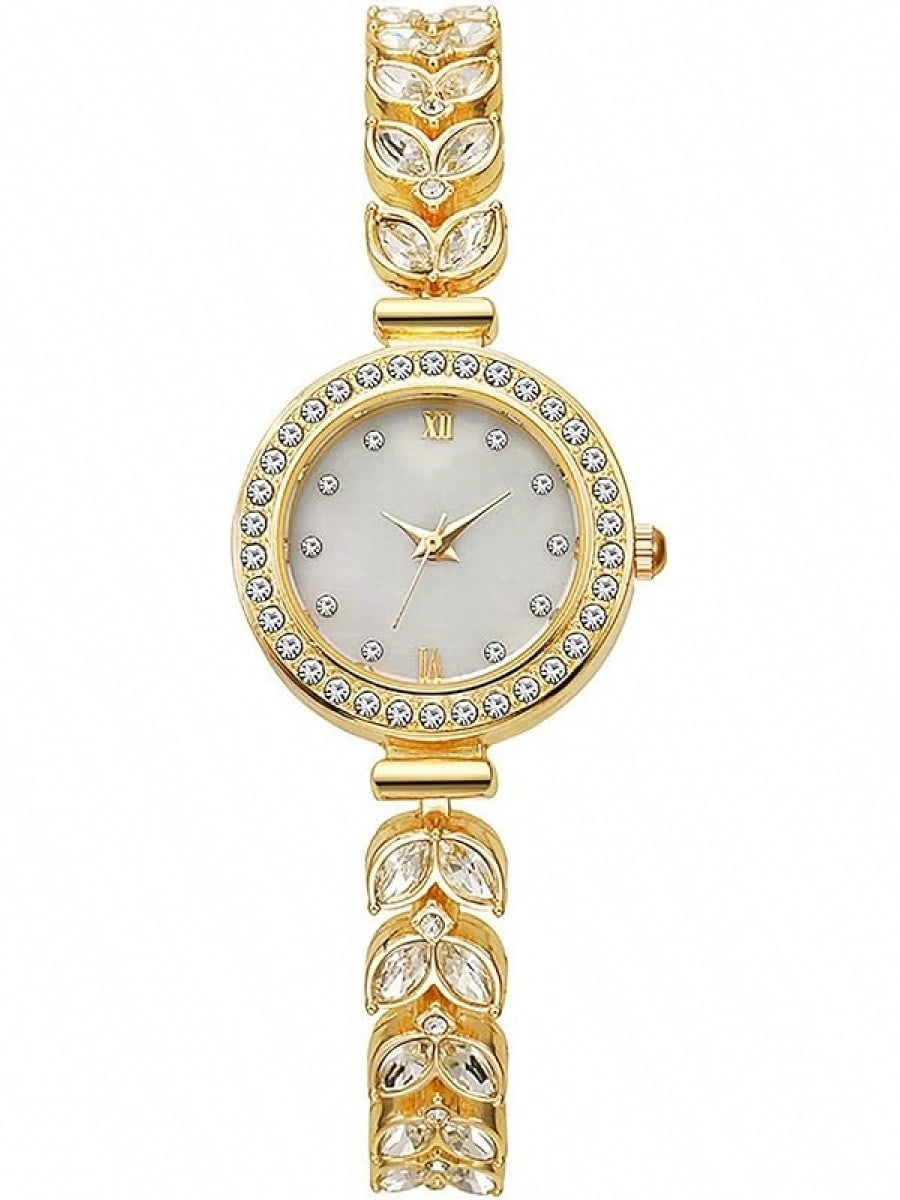 BESTKANG Women's Watch Luxury Petal Casual Bracelet Watch Simulated Quartz Watches Women- SHEINEU