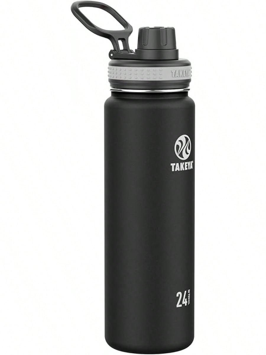 Takeya Originals 24 Oz Vacuum Insulated Stainless Steel Bottle With Spout Lid, Navy- SHEINEU