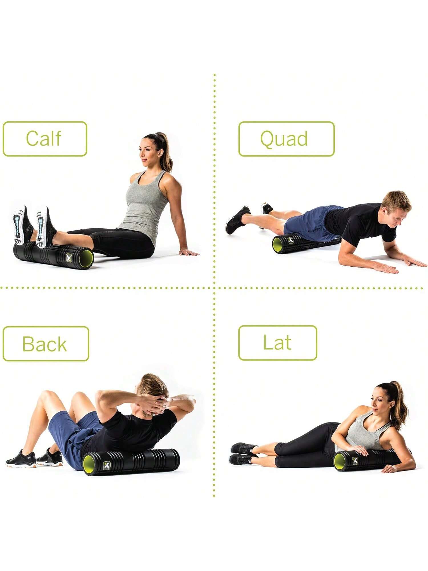 Performance Therapy Grid Patented Multi-Density Foam Massage Roller Exercise, Deep Tissue&Muscle Recovery Relieves Muscle Pain & Tightness, Improves Mobility & Circulation- SHEINEU