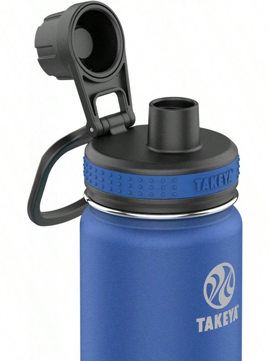 Takeya Originals 24 Oz Vacuum Insulated Stainless Steel Bottle With Spout Lid, Navy- SHEINEU