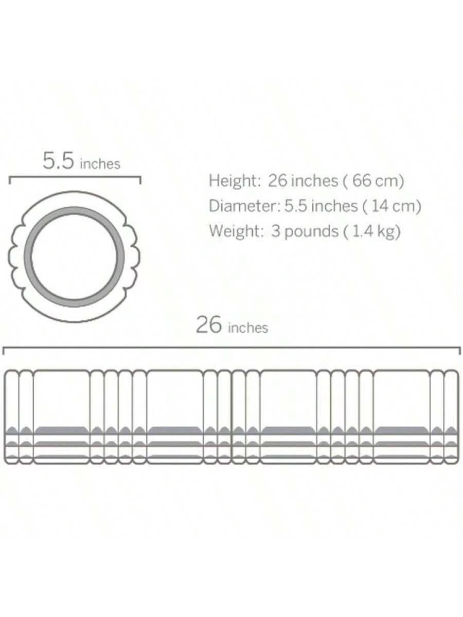 Performance Therapy Grid Patented Multi-Density Foam Massage Roller Exercise, Deep Tissue&Muscle Recovery Relieves Muscle Pain & Tightness, Improves Mobility & Circulation- SHEINEU