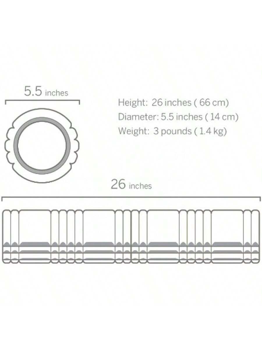 Performance Therapy Grid Patented Multi-Density Foam Massage Roller Exercise, Deep Tissue&Muscle Recovery Relieves Muscle Pain & Tightness, Improves Mobility & Circulation- SHEINEU