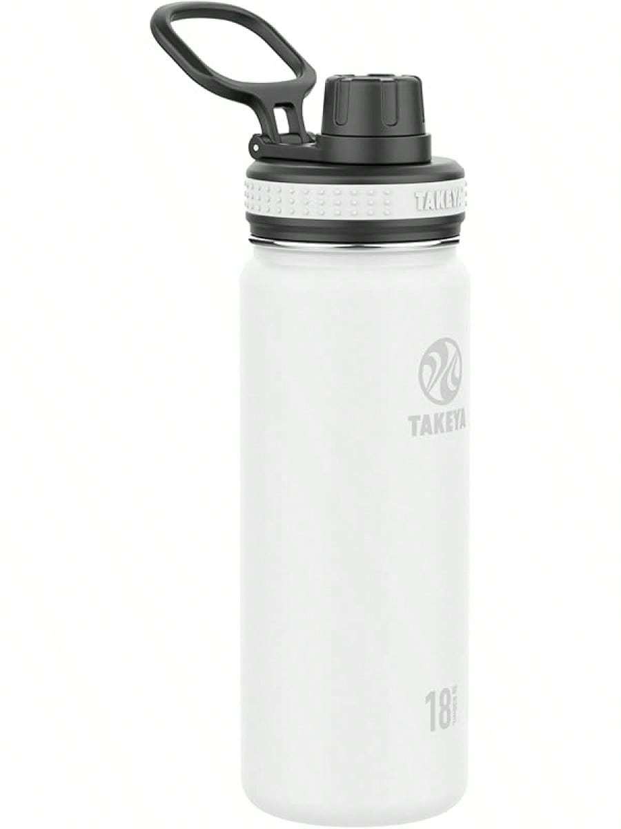 Takeya Originals 24 Oz Vacuum Insulated Stainless Steel Bottle With Spout Lid, Navy- SHEINEU