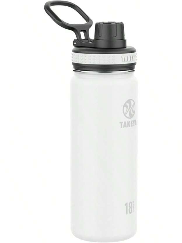 Takeya Originals 24 Oz Vacuum Insulated Stainless Steel Bottle With Spout Lid, Navy- SHEINEU