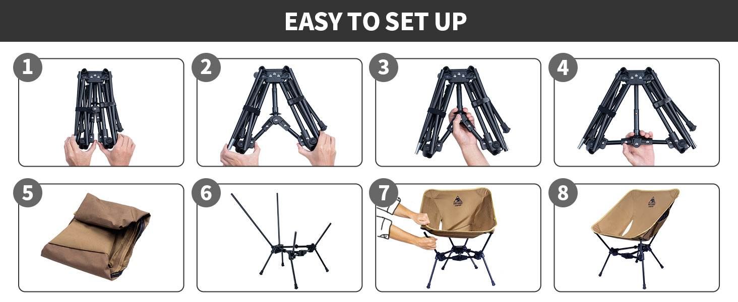 camping backpacking chair