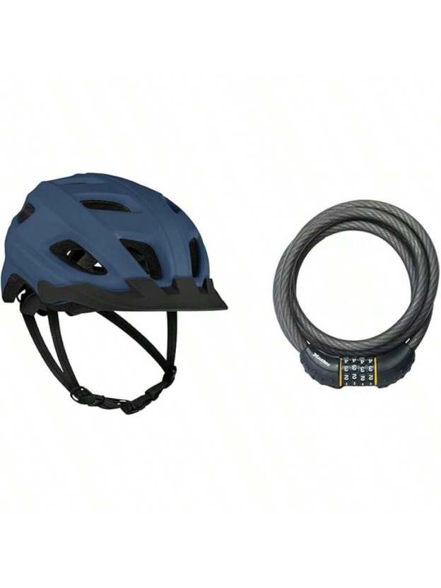 Helmet With LED Safety Light Adjustable Dial & Removable Visor- SHEINEU