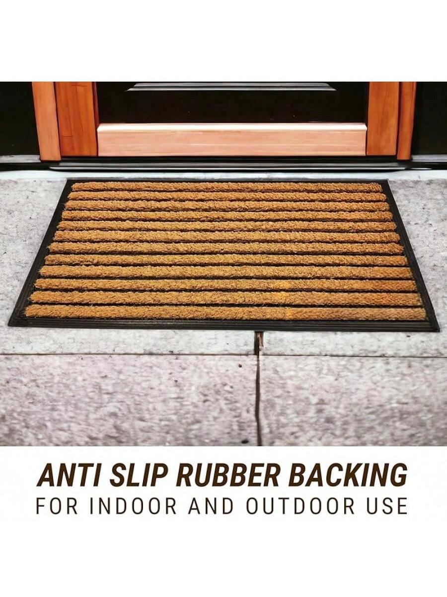 LSC Bliss Coir Door Mat Floor Mat Indoor Outdoor Mat 45 X 75 Cm- SHEINEU