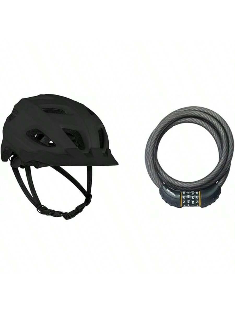 Helmet With LED Safety Light Adjustable Dial & Removable Visor- SHEINEU