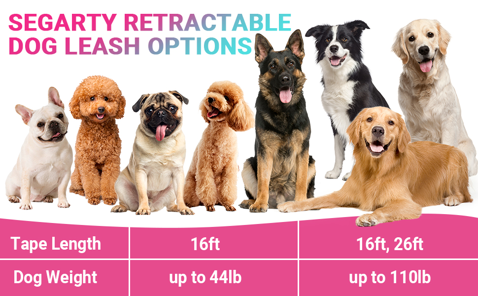 Segarty Retractable Dog Leash