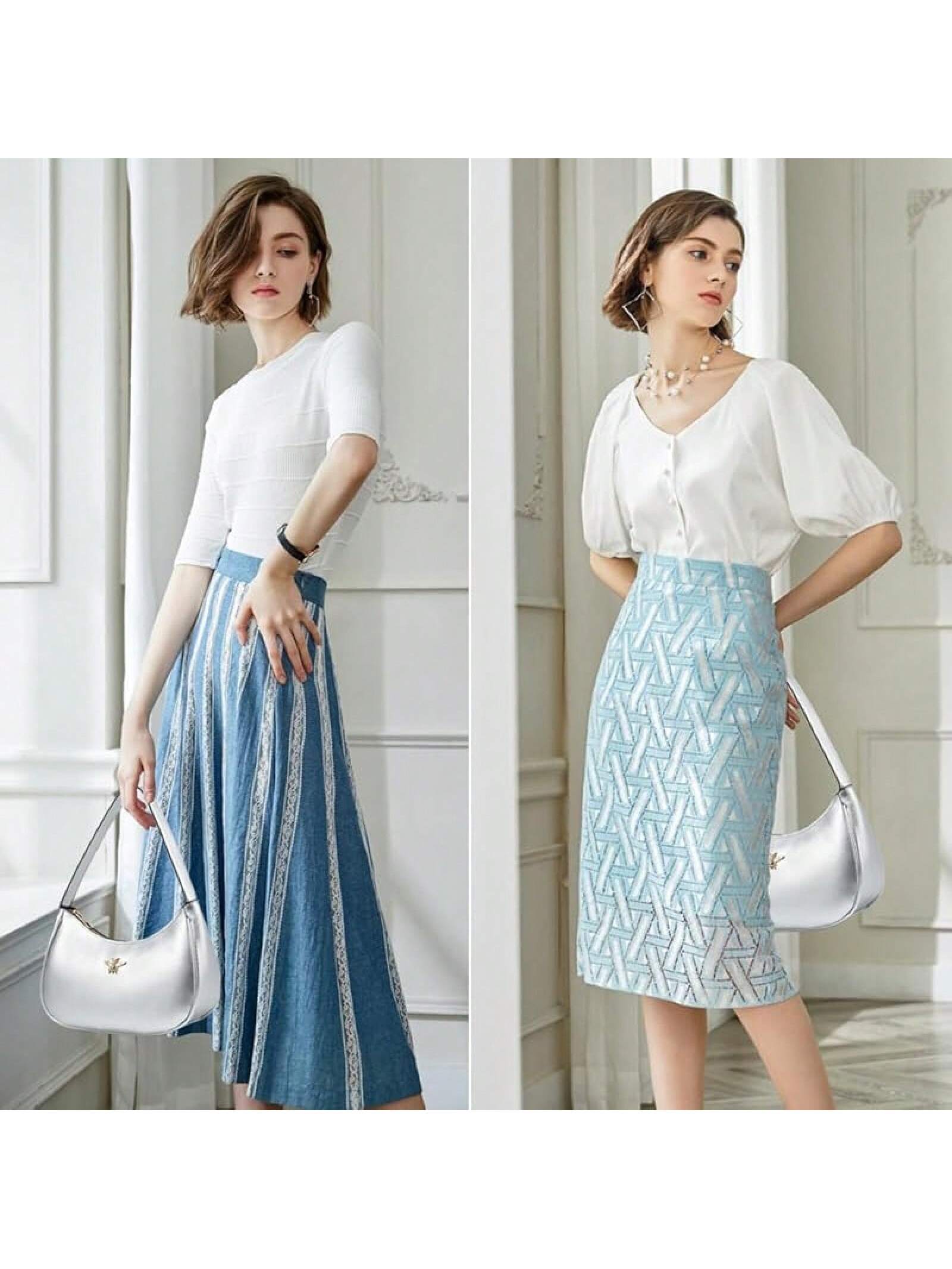 Baikeli Crescent Shoulder Bags Women Small Shoulder Purse Handbag Retro Classic Clutch Hobo Tote Bag Underarm Purse- SHEINEU