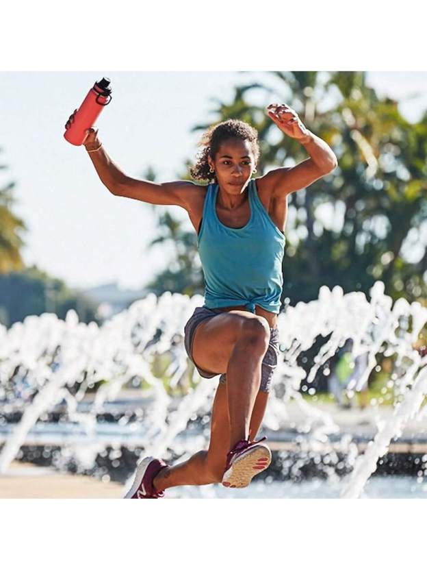 Takeya Originals 24 Oz Vacuum Insulated Stainless Steel Bottle With Spout Lid, Navy- SHEINEU