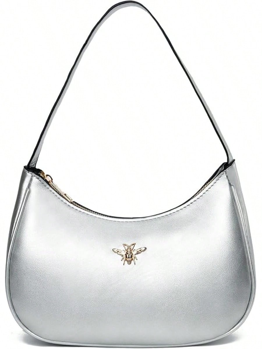 Baikeli Crescent Shoulder Bags Women Small Shoulder Purse Handbag Retro Classic Clutch Hobo Tote Bag Underarm Purse- SHEINEU