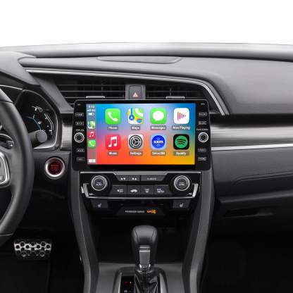 For Honda Civic 2016-2021 Radio upgrade,10.2-inch QLED  8-Core CPU,touch screen Stereo,Wireless CarPlay & Android Auto,keep OEM Controls