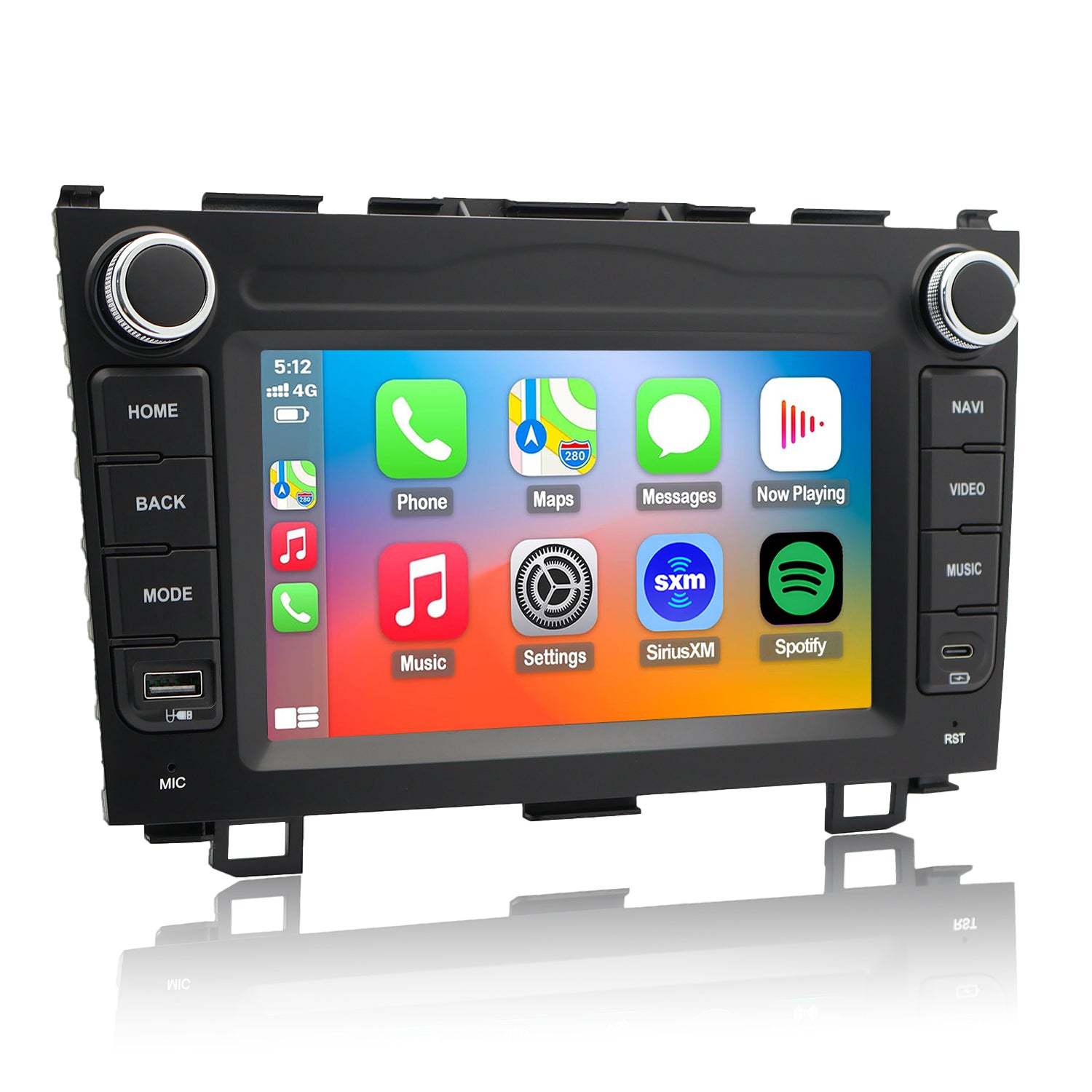 For Honda CRV 2007-2011 Radio upgrade,9-inch QLED 8-Core CPU,touch screen Stereo,Wireless CarPlay & Android Auto,keep OEM Controls