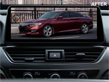 For Honda Accord 2018-2021 Radio upgrade,12.3-inch QLED 8-Core CPU,touch screen Stereo,Wireless CarPlay & Android Auto,keep OEM Controls