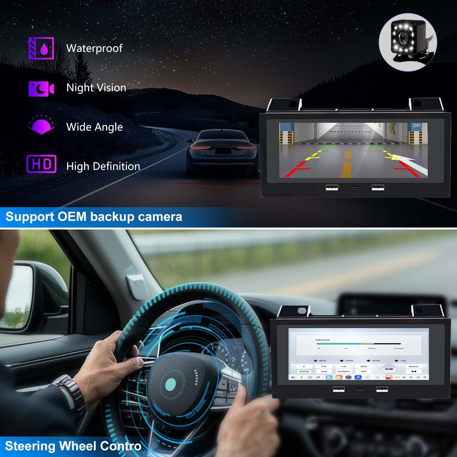 For Isuzu Hombre 1996-1997 Radio upgrade,6.86-inch QLED 8-Core CPU, touch screen Stereo,Wireless CarPlay & Android Auto,keep OEM Controls