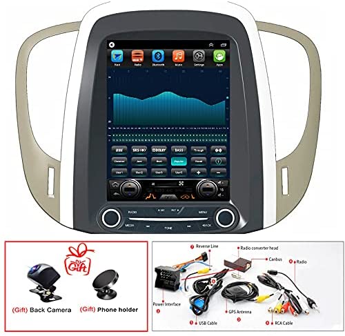 For Buick Lacrosse 2009-2013 Radio upgrade,10.4-inch QLED 8-Core CPU,touch screen Stereo,Wireless CarPlay & Android Auto,keep OEM Controls