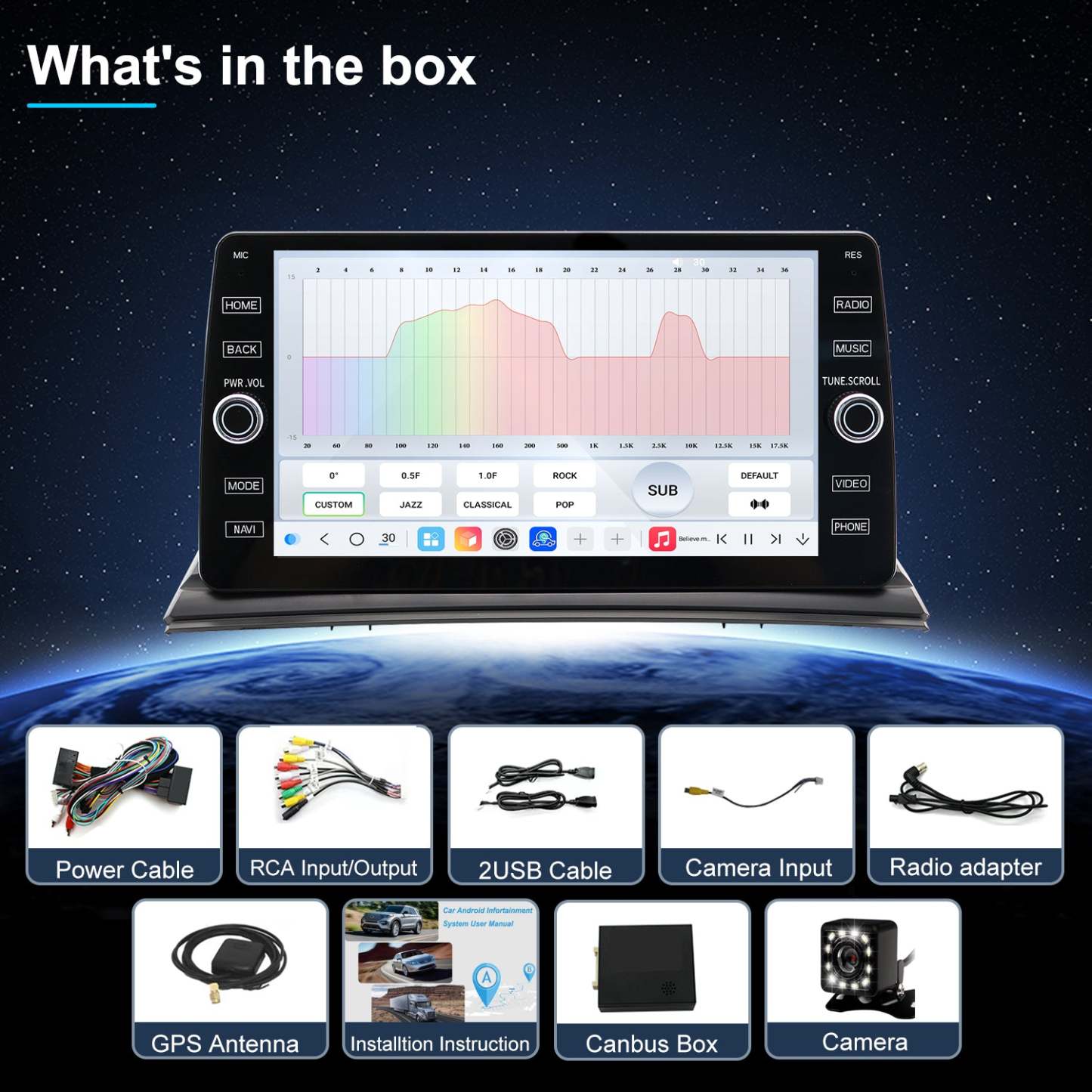 For BMW X3 E83 2004-2010 Radio upgrade,10.2-inch QLED  8-Core CPU,touch screen Stereo,Wireless CarPlay & Android Auto,keep OEM Controls