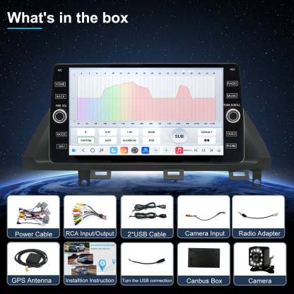 For Honda Odyssey 2004-2010 Radio upgrade,10.2-inch QLED 8-Core CPU,touch screen Stereo,Wireless CarPlay & Android Auto,keep OEM Controls