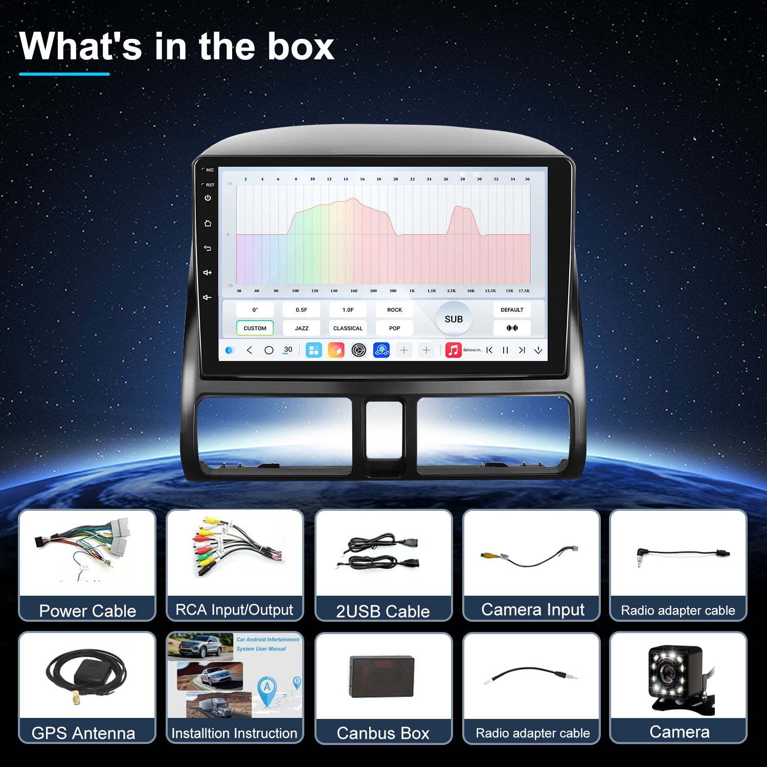 For Honda CRV 2003-2006 Radio upgrade,10.1-inch QLED 8-Core CPU,touch screen Stereo,Wireless CarPlay & Android Auto,keep OEM Controls