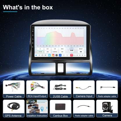 For Honda CRV 2003-2006 Radio upgrade,10.1-inch QLED 8-Core CPU,touch screen Stereo,Wireless CarPlay & Android Auto,keep OEM Controls