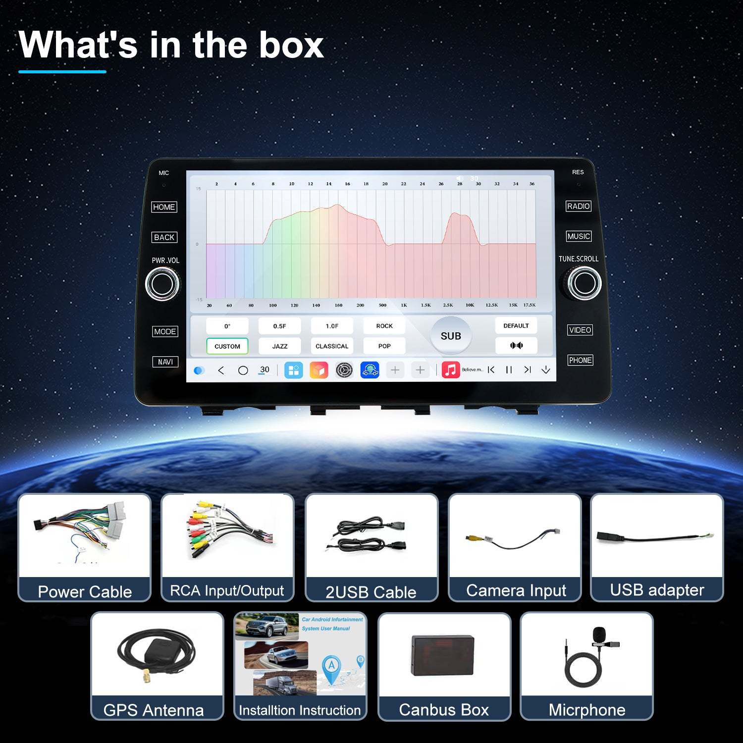 For Honda Civic 2016-2021 Radio upgrade,10.2-inch QLED  8-Core CPU,touch screen Stereo,Wireless CarPlay & Android Auto,keep OEM Controls