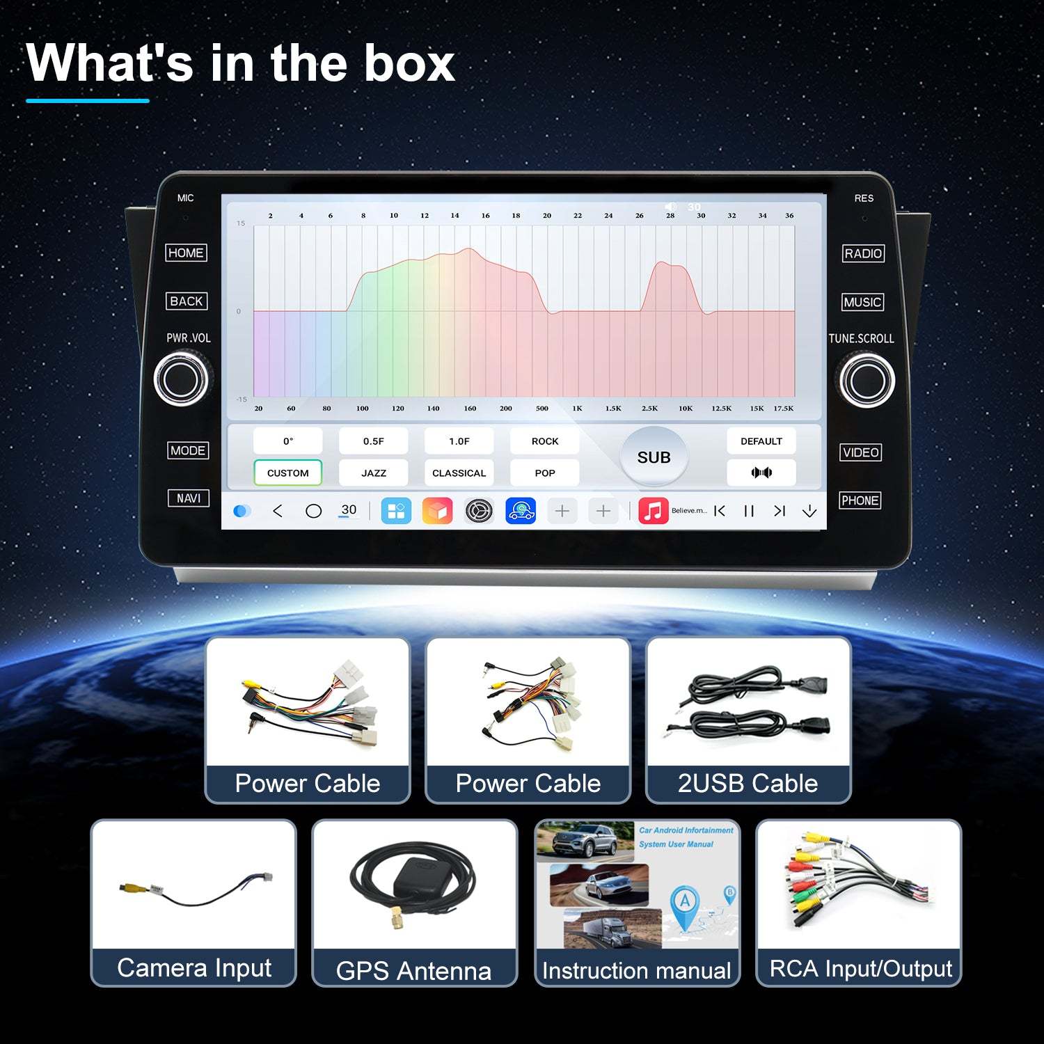 For Subaru Legacy 2015-2019 Radio upgrade,10.2-inch QLED  8-Core CPU,touch screen Stereo,Wireless CarPlay & Android Auto,keep OEM Controls