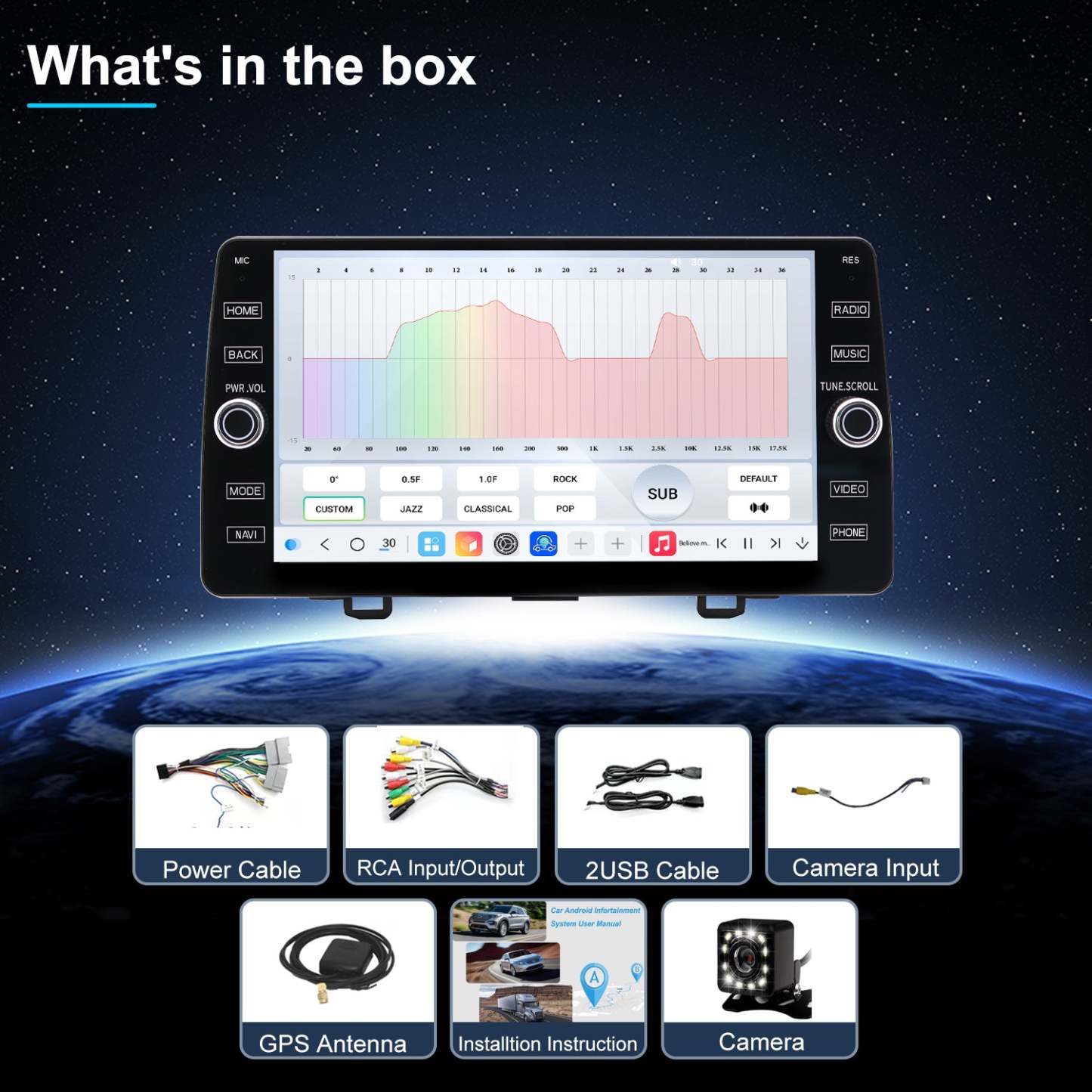 For Honda CRV 2007-2011 Radio upgrade,10.2-inch QLED 8-Core CPU,touch screen Stereo,Wireless CarPlay & Android Auto,keep OEM Controls