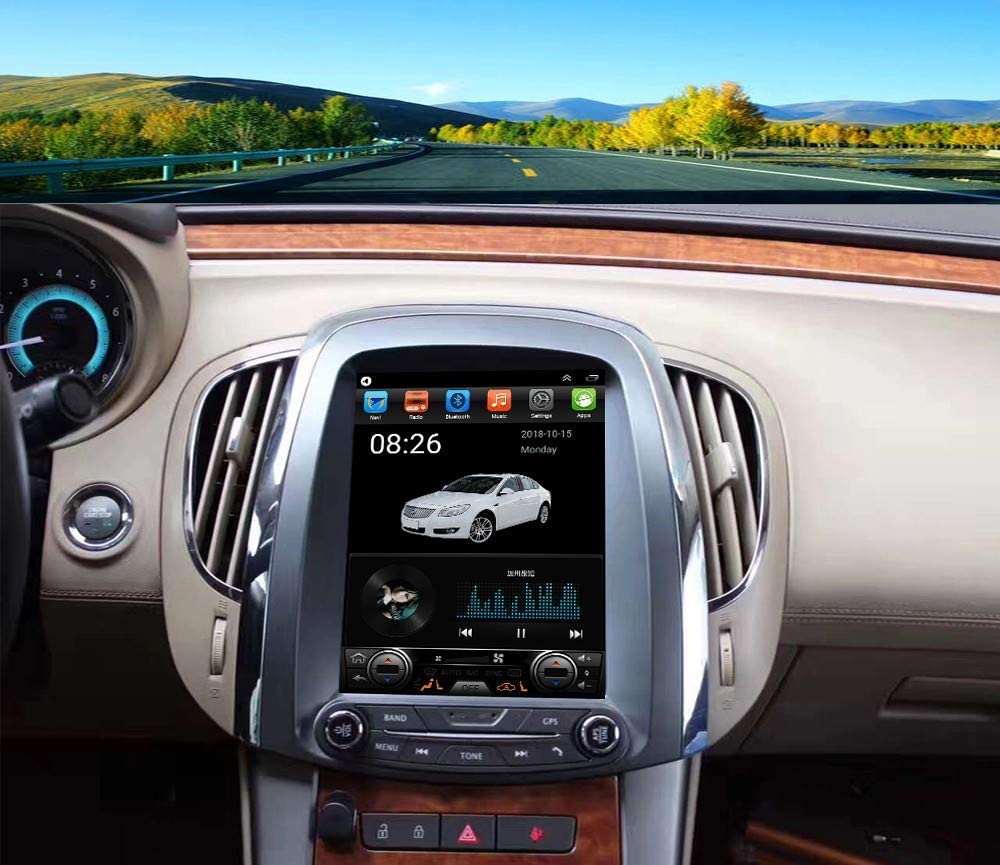 For Buick Lacrosse 2009-2013 Radio upgrade,10.4-inch QLED 8-Core CPU,touch screen Stereo,Wireless CarPlay & Android Auto,keep OEM Controls