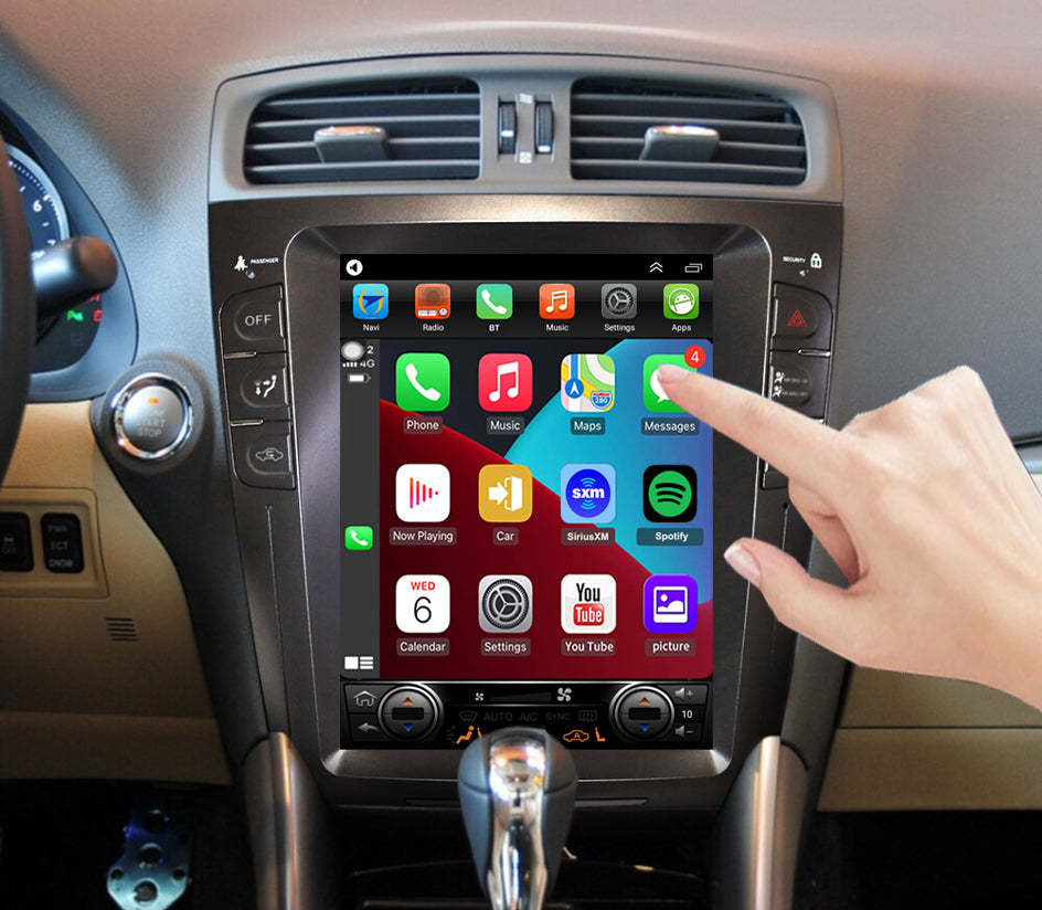 For Lexus IS250 IS350 2006-2013 Radio upgrade,9.7-inch QLED 8-Core CPU,touch screen Stereo,Wireless CarPlay & Android Auto,keep OEM Controls