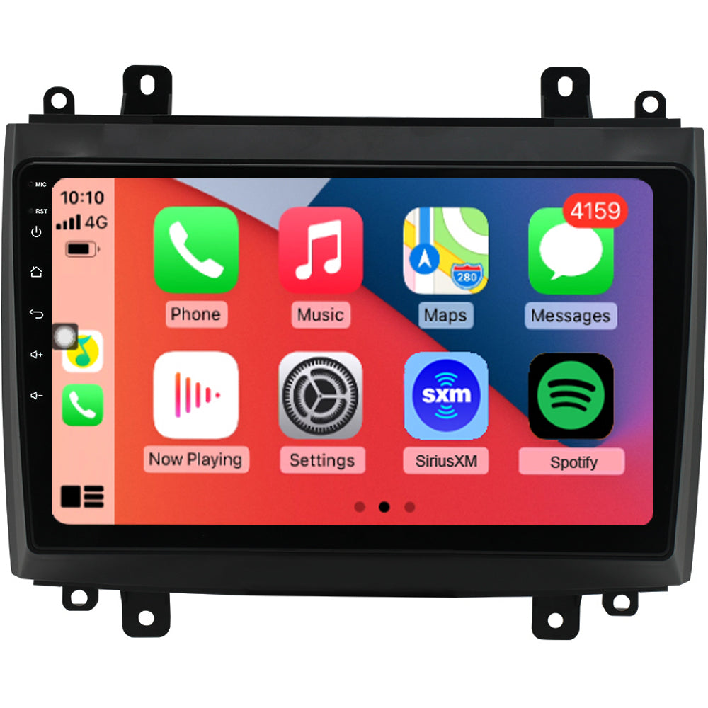 For Cadillac CTS 2003-2007 Radio upgrade,9-inch QLED 8-Core CPU,touch screen Stereo,Wireless CarPlay & Android Auto,keep OEM Controls