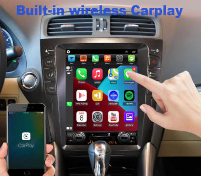 For Lexus IS250 IS350 2006-2013 Radio upgrade,9.7-inch QLED 8-Core CPU,touch screen Stereo,Wireless CarPlay & Android Auto,keep OEM Controls