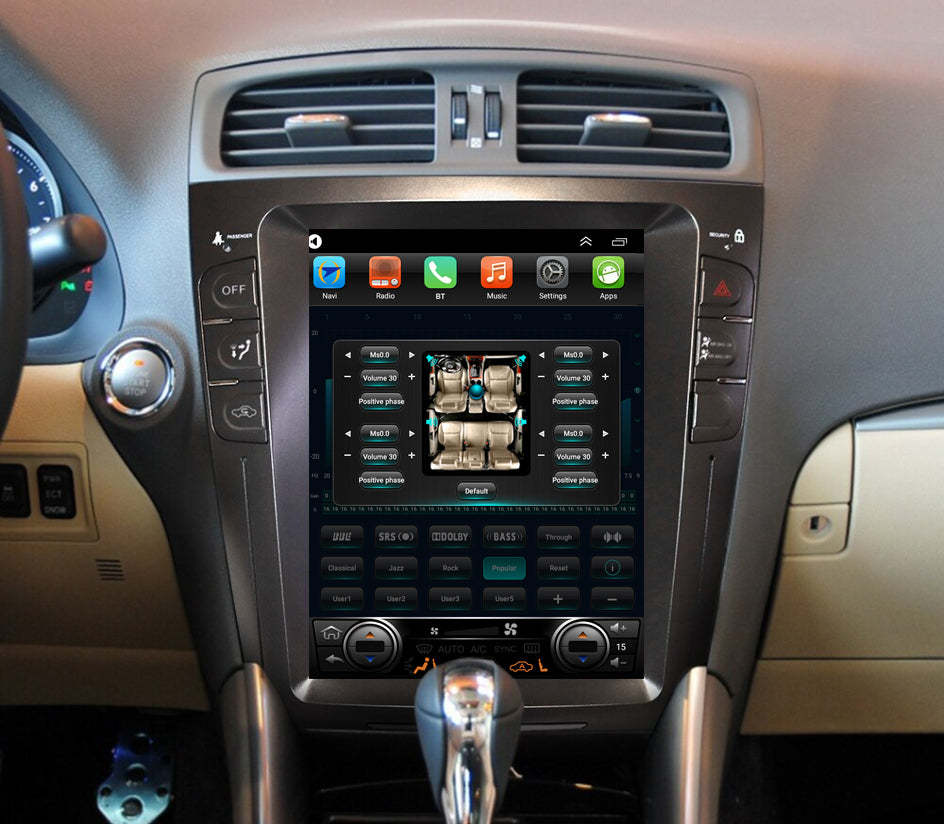 For Lexus IS250 IS350 2006-2013 Radio upgrade,9.7-inch QLED 8-Core CPU,touch screen Stereo,Wireless CarPlay & Android Auto,keep OEM Controls