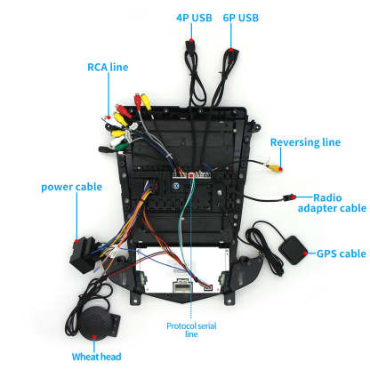 For Cadillac SRX 2010-2012 Radio upgrade,9.7-inch QLED 8-Core CPU,touch screen Stereo,Wireless CarPlay & Android Auto,keep OEM Controls