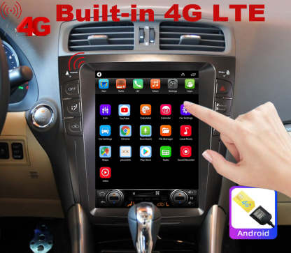 For Lexus IS250 IS350 2006-2013 Radio upgrade,9.7-inch QLED 8-Core CPU,touch screen Stereo,Wireless CarPlay & Android Auto,keep OEM Controls