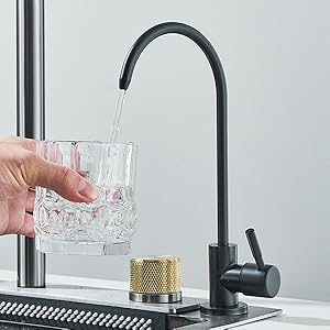 Feetron Tarjas Para Cocina Acero Inoxidable 304 Oro cepillado Fregadero De Cocina