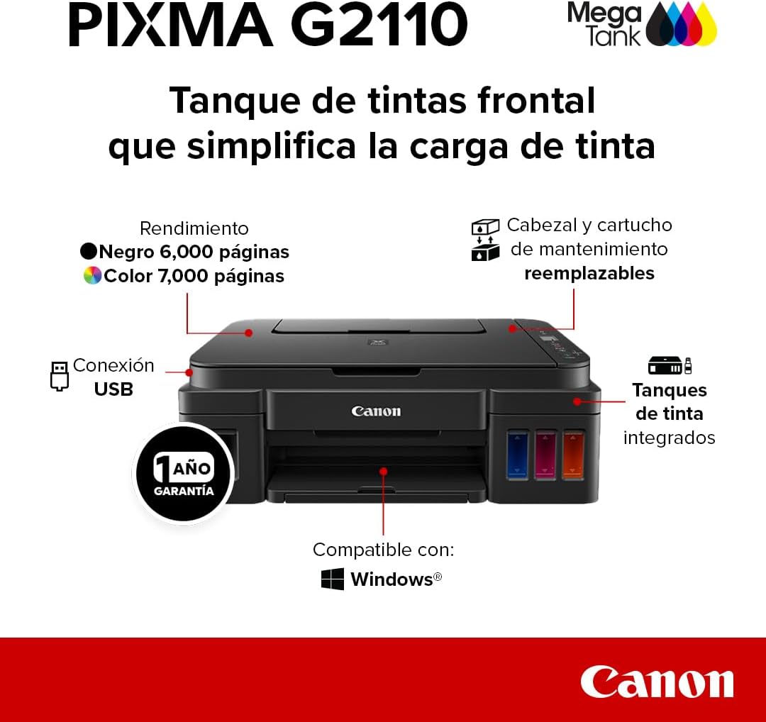 Canon Multifuncional PIXMA G2110