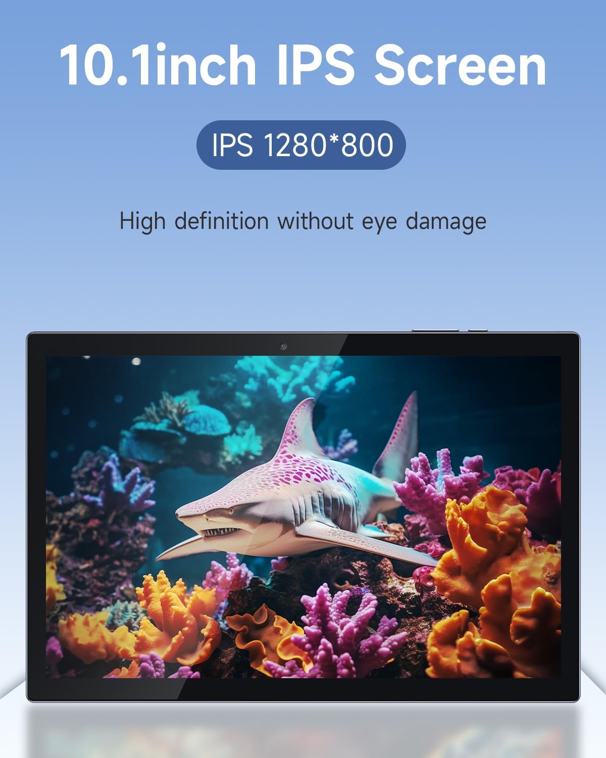 Tablet con teclado 2 en 1, Android 11, 10.1 pulgadas FHD, con teclado/mouse/funda/lápiz capacitivo/película templada, 64 GB+2 GB, Wi-Fi, cámara dual 8 MP, procesador quad core, batería 6,000 mAh, rosa